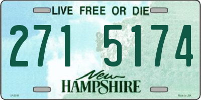 NH license plate 2715174