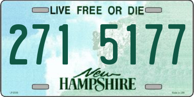 NH license plate 2715177