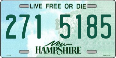 NH license plate 2715185