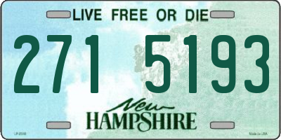 NH license plate 2715193