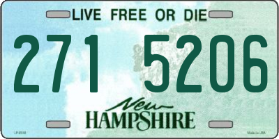 NH license plate 2715206