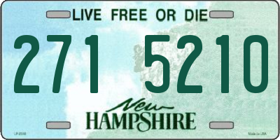 NH license plate 2715210