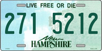 NH license plate 2715212