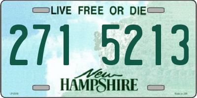 NH license plate 2715213