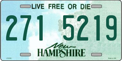 NH license plate 2715219