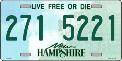 NH license plate 2715221