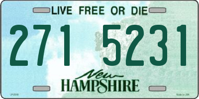 NH license plate 2715231
