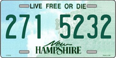 NH license plate 2715232