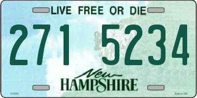 NH license plate 2715234