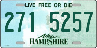 NH license plate 2715257
