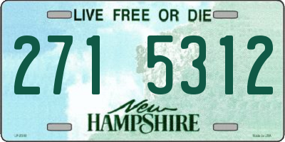 NH license plate 2715312