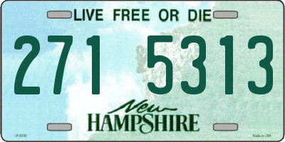 NH license plate 2715313