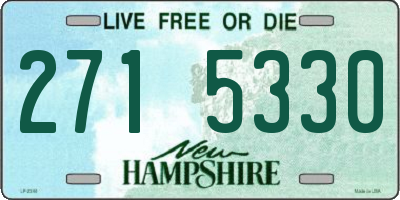 NH license plate 2715330