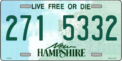 NH license plate 2715332