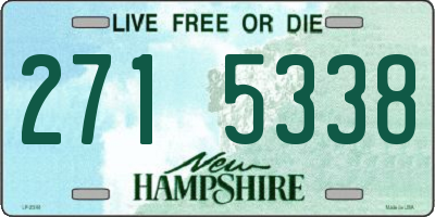 NH license plate 2715338