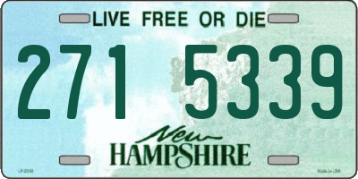 NH license plate 2715339