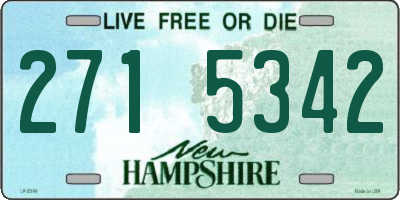 NH license plate 2715342