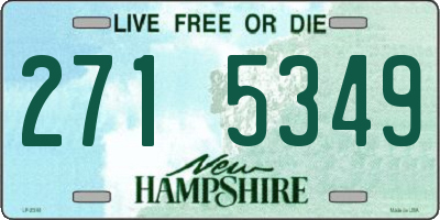 NH license plate 2715349