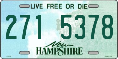NH license plate 2715378