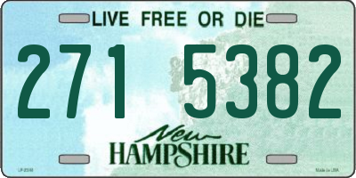NH license plate 2715382