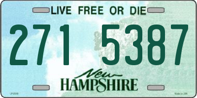 NH license plate 2715387