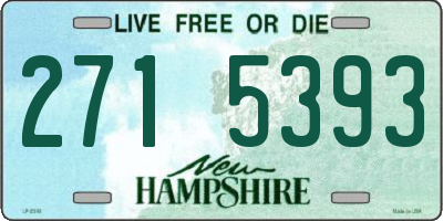 NH license plate 2715393