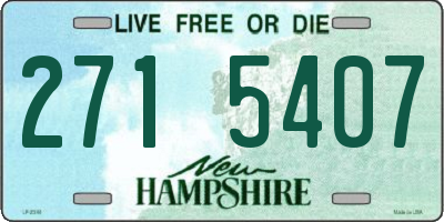 NH license plate 2715407