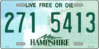 NH license plate 2715413