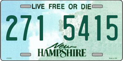 NH license plate 2715415