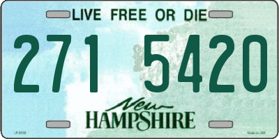 NH license plate 2715420