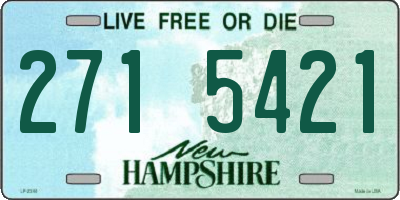 NH license plate 2715421