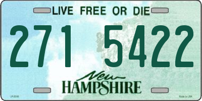 NH license plate 2715422