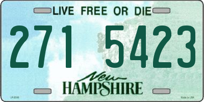 NH license plate 2715423