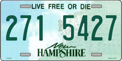 NH license plate 2715427