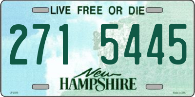 NH license plate 2715445