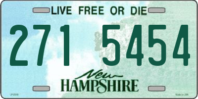 NH license plate 2715454