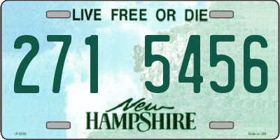 NH license plate 2715456