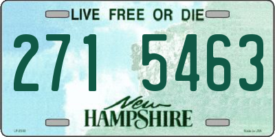 NH license plate 2715463