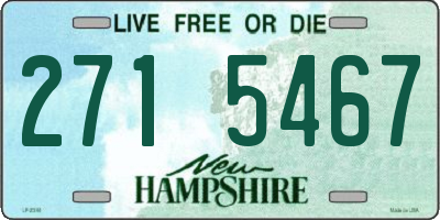 NH license plate 2715467