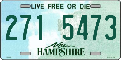 NH license plate 2715473