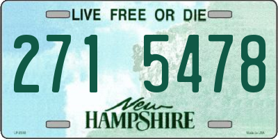 NH license plate 2715478