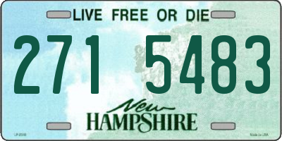 NH license plate 2715483