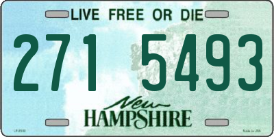 NH license plate 2715493