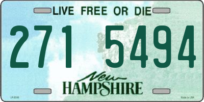 NH license plate 2715494