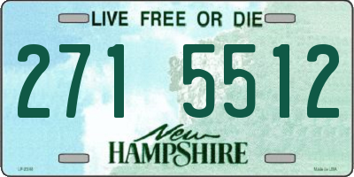 NH license plate 2715512