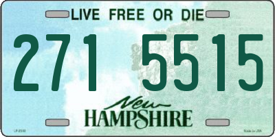 NH license plate 2715515