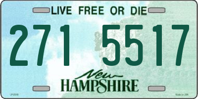 NH license plate 2715517