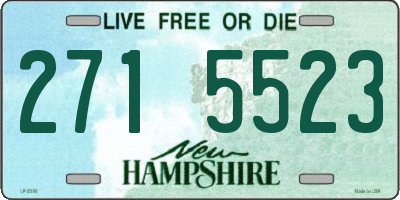 NH license plate 2715523