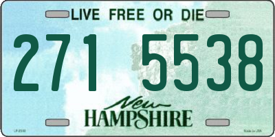 NH license plate 2715538