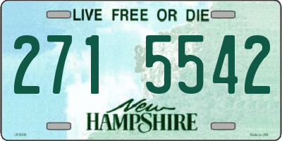NH license plate 2715542